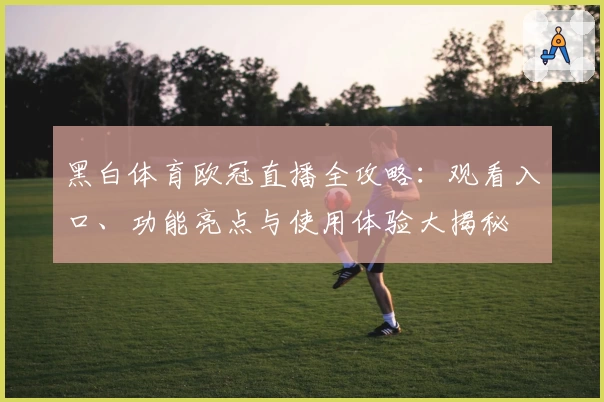 黑白体育欧冠直播全攻略：观看入口、功能亮点与使用体验大揭秘