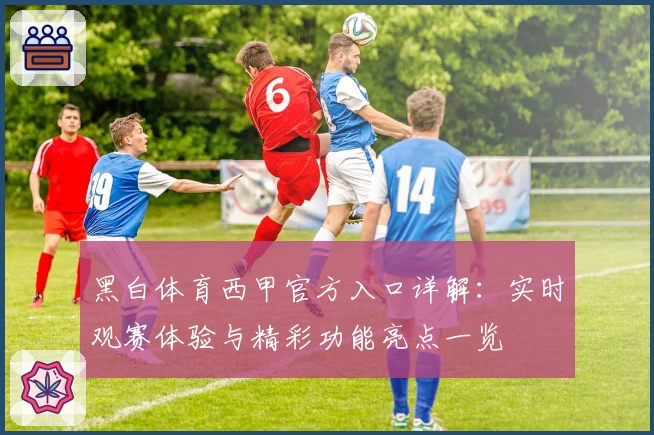 黑白体育西甲官方入口详解：实时观赛体验与精彩功能亮点一览